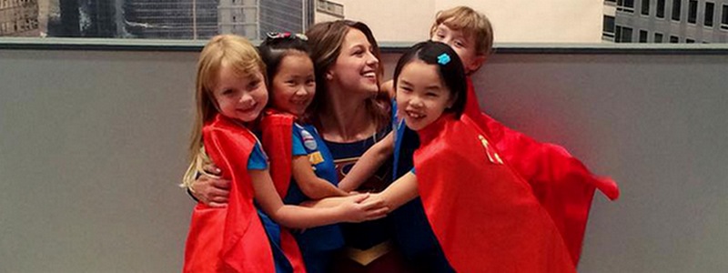 Melissa Benoist is a "Supergirl"