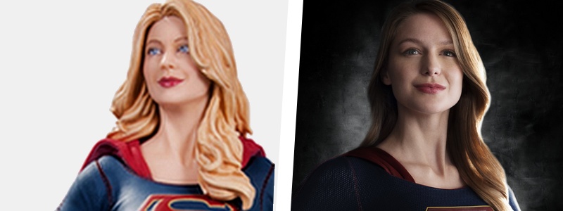 Melissa Benoist Supergirl Statue